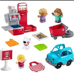 Little people target run playset